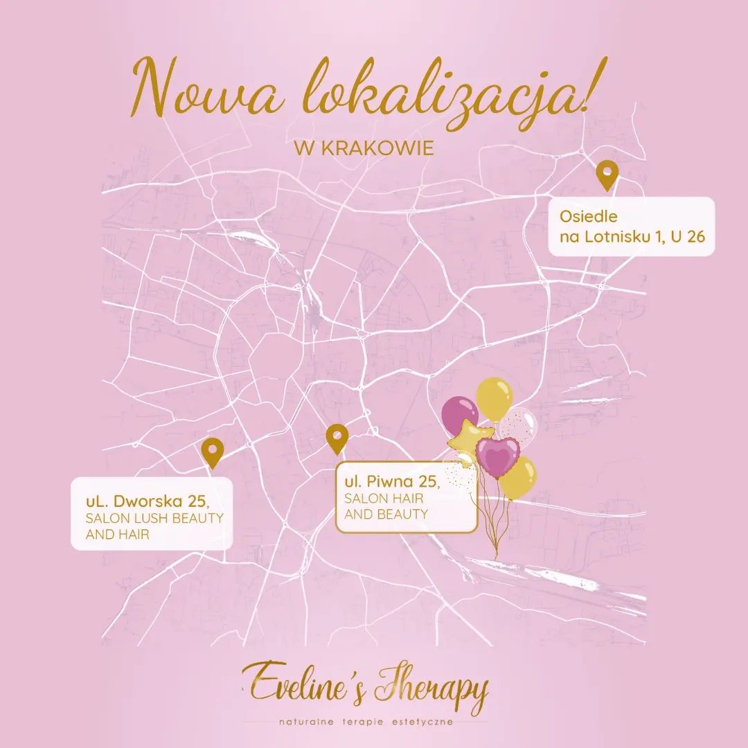 Evelines Therapy lokalizacje gabinety Evelines Therapy Kraków